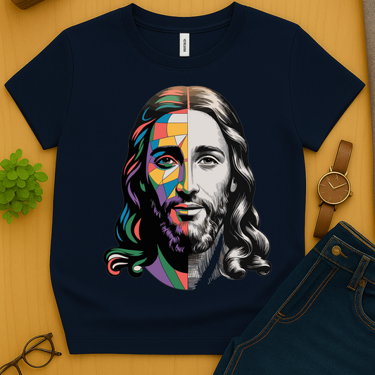 Jesus Colored And Sketched V1 - Navy