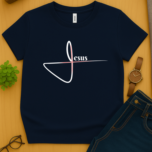 Jesus Logo V1b - Navy
