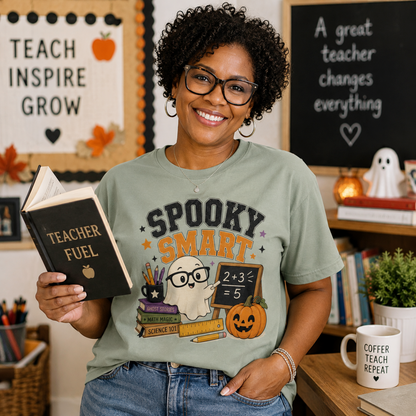 Spooky Smart Ghost Academic Halloween Student Teacher