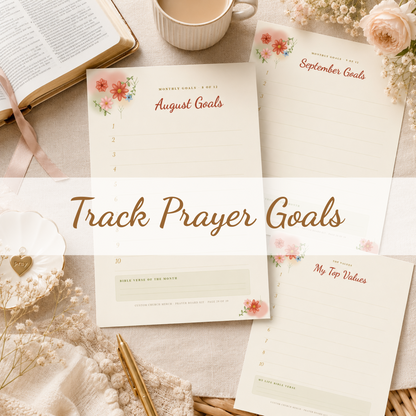Printable Prayer Board Kit for Women | Christian digital download | Custom Church Merch
